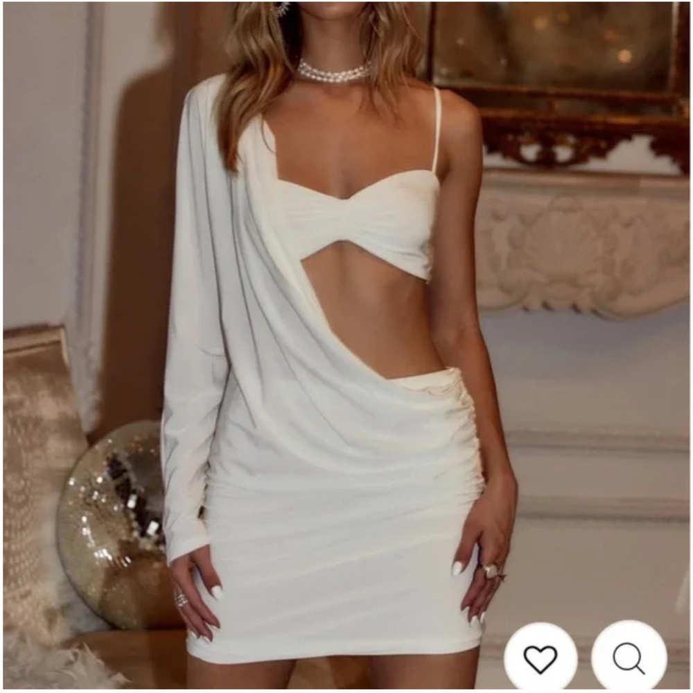 12th Tribe White Mini Dress NWOT